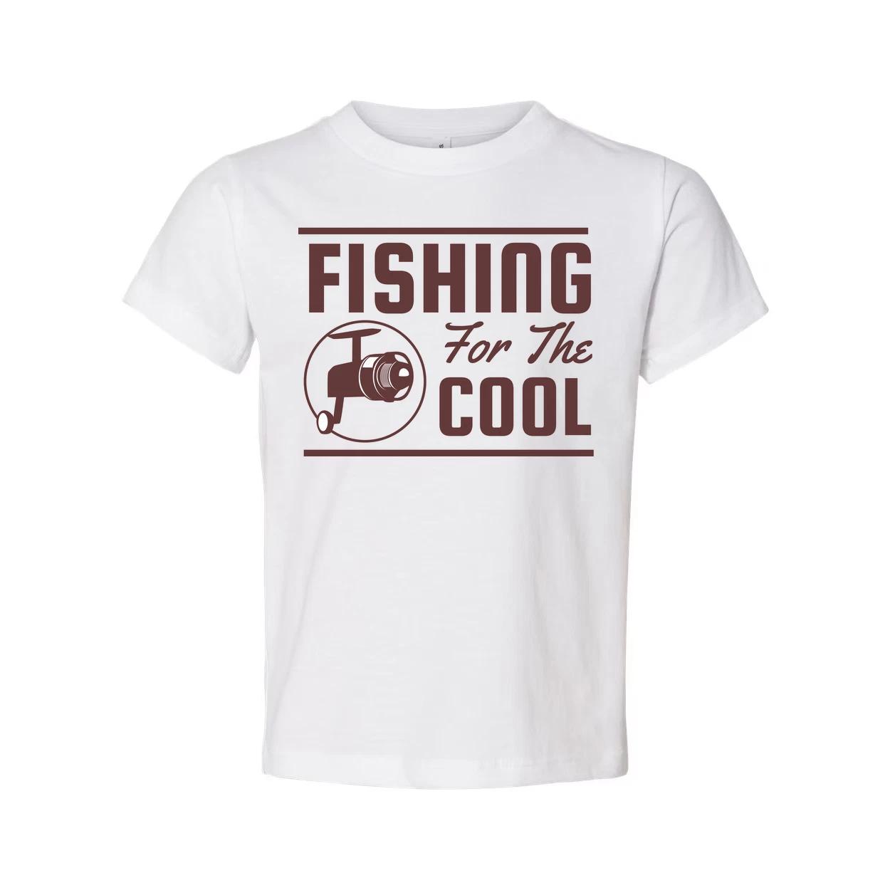 

Fishing For The Cool Tee With Vintage Reel Icon For Outdoors And Casual Attire E 2XL