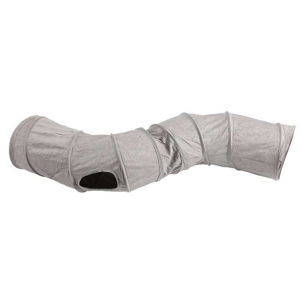 Foldable Cat Tunnel Collapsible Interactive Crinkle Large Space Kitten Tunnel Toy for Cats Kittens Little Pets