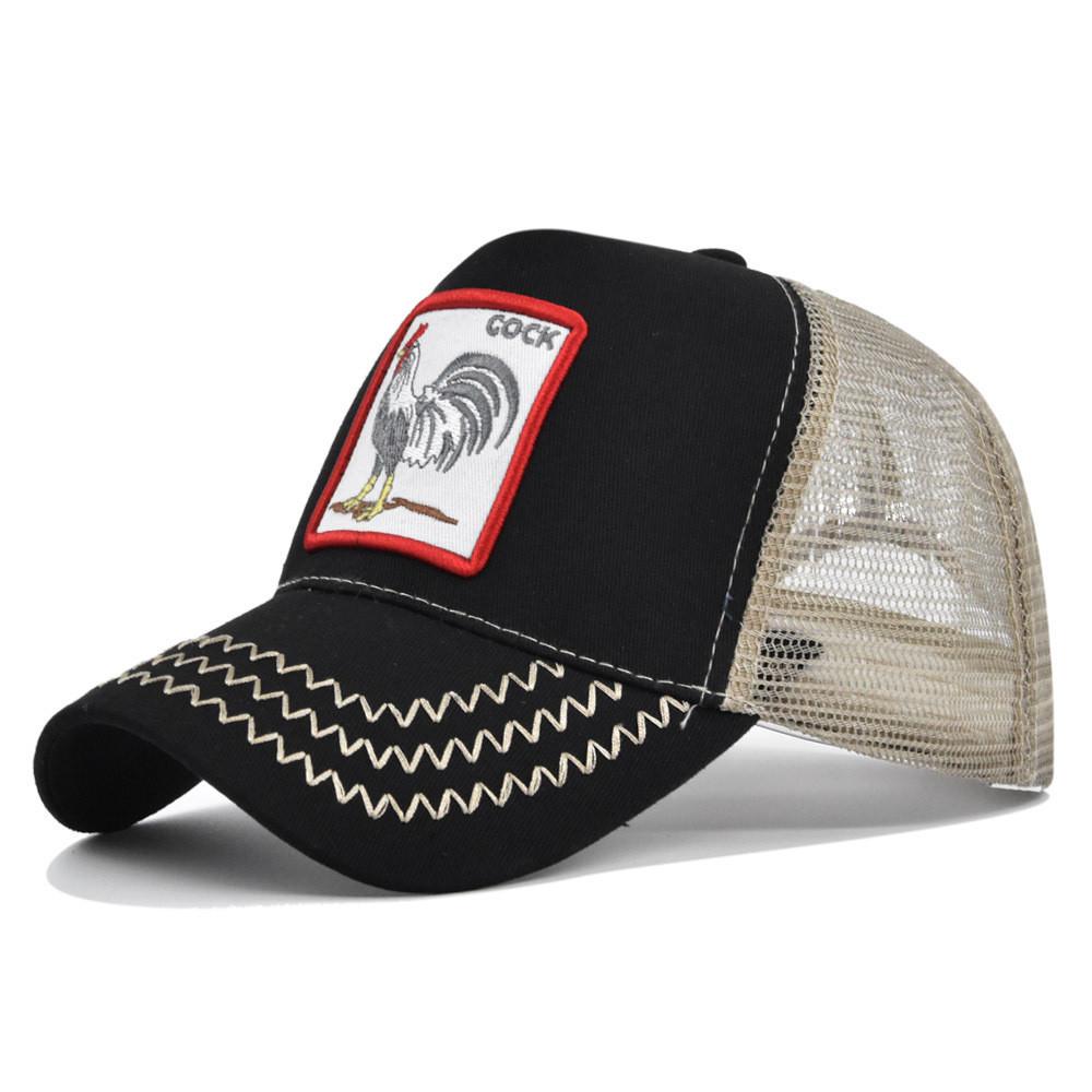 Duck Tongue Cap Cartoon Animal Rooster Cotton Embroidered Net Cap Baseball Cap