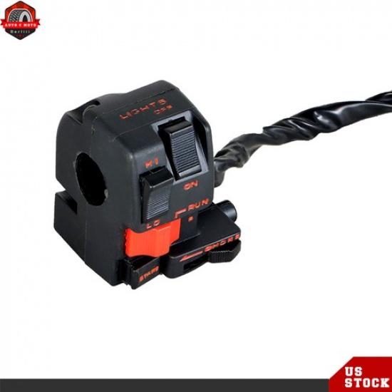 Handlebar Switch Start Kill Stop Headlight for 85-87 Honda ATC250ES Big Red 250