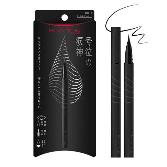 KATE Namida no Tsurugi Liner BK-1 Tear-resistant Waterproof Long-lasting Curl Keep Eyelash Repair Ingredients Included Liquid Formula High Durability