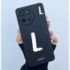 For Realme 11 4G Case Cover Lucky Initial Letter Shockproof Silicone Soft Matte Phone Bumper for Oppo Realme11 4G RMX3636 Casing