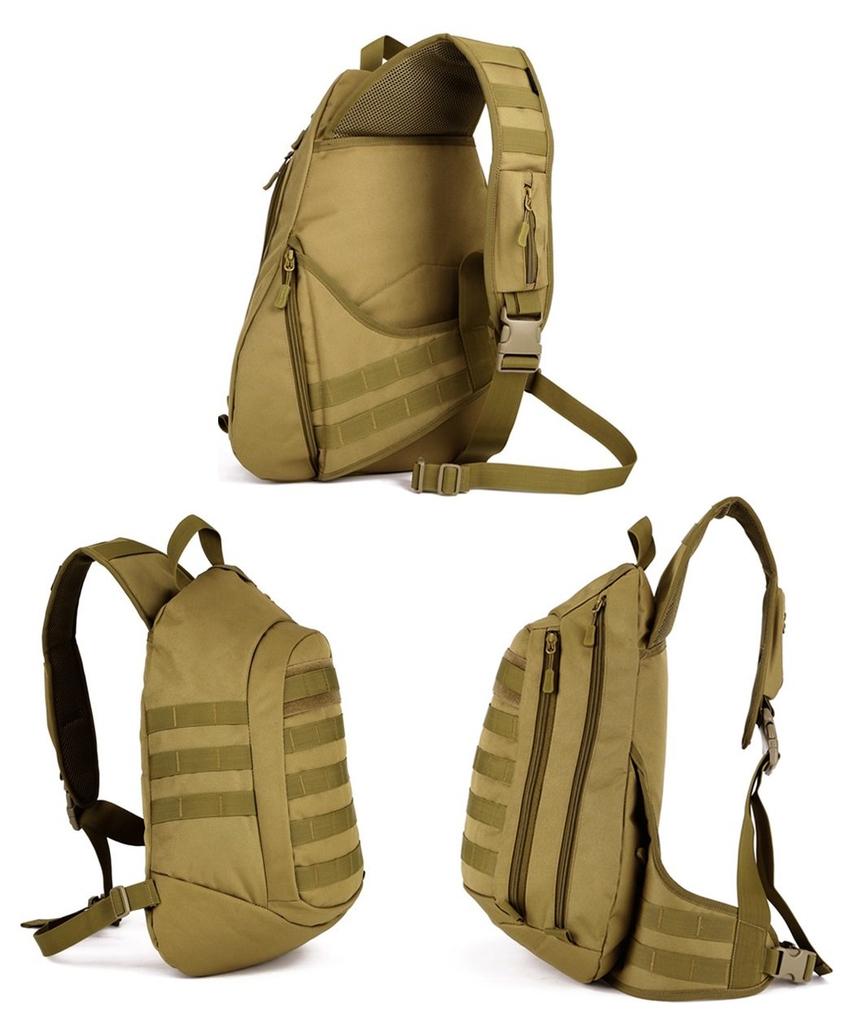 PHOENIX IKKI Large Capacity Storage Available in 4 and Ideal for and and Multifunctional Crossbody Chest Casual Shoulder Bag, Colors, Camouflage,