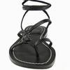 Flat Sandals Women's Style Toes Crossed Straps Sandals Wear Large Size