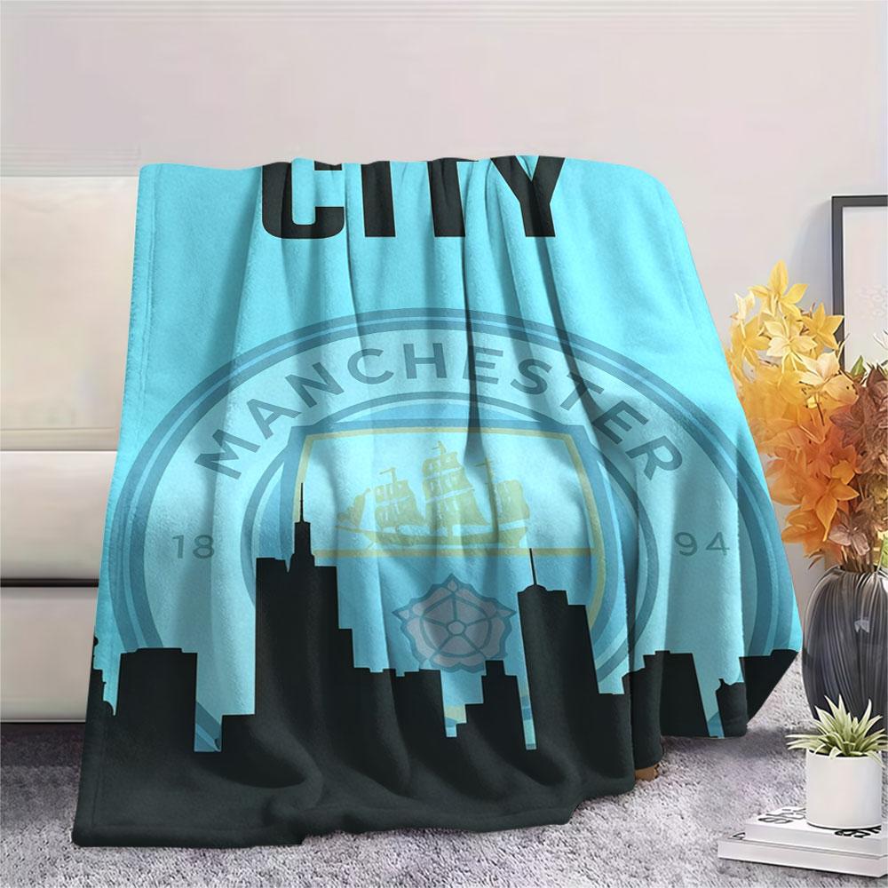 Historic MCFC Wins Blanket, High Quality Comfortable for All Seasons, Home Decor, Warmth and Comfort
