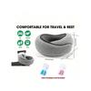 1 Portable U-shaped Neck Pillow, Suitable For Airplanes, Cars, Offices, And Vertical Sleep
