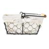Fruit Geometric Sundries Countertop Serving Storage Baskets - Rectangular single handle