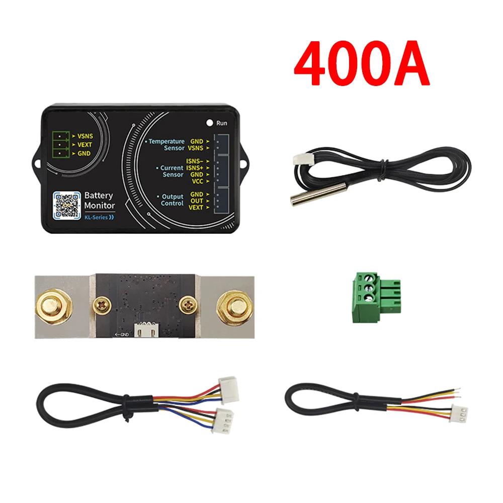100A 400A 600A Battery Monitor DC 0-120V Battery Tester Voltage and Current Meter Battery Storage Indicator KL110F/KL140F/KL160F