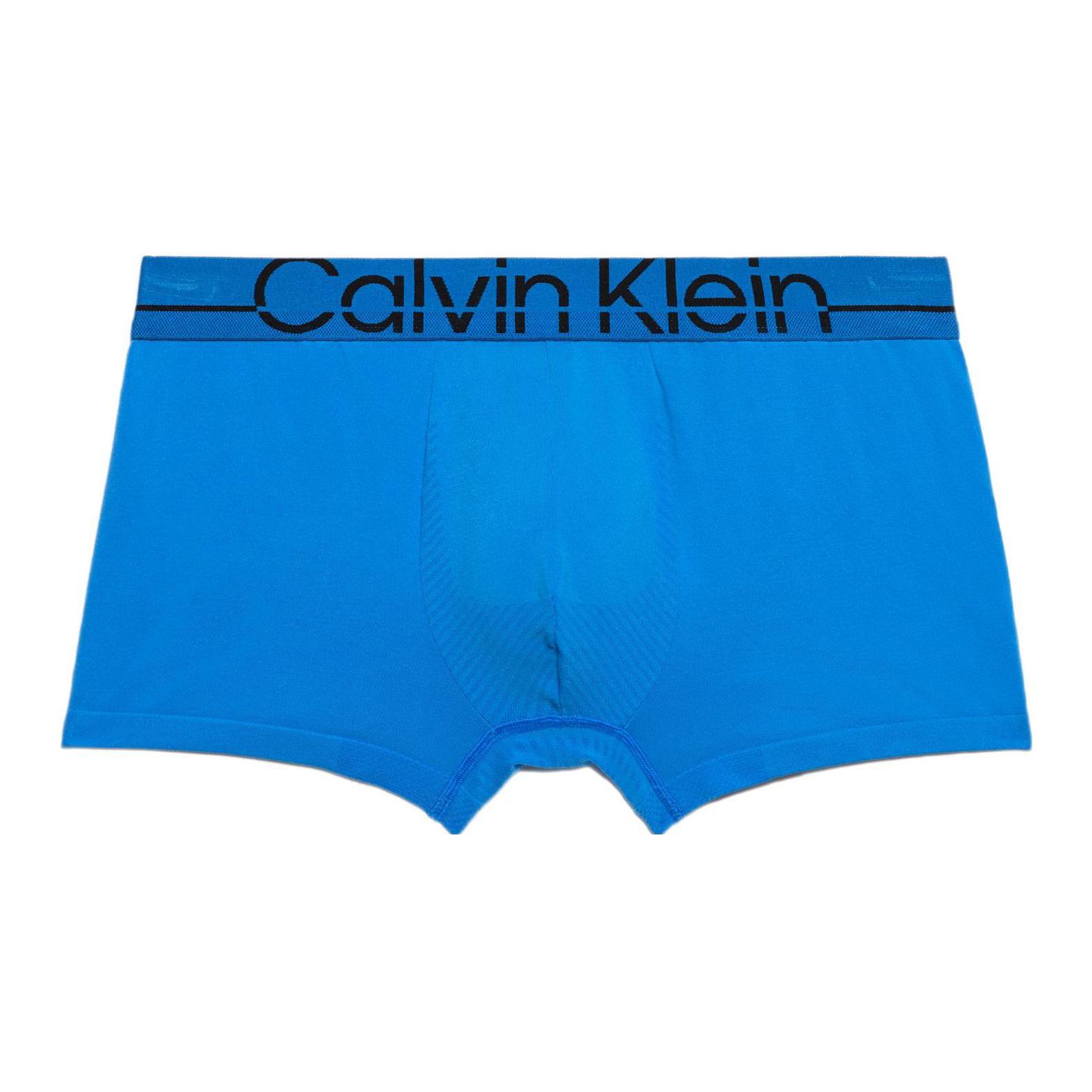 

Calvin Klein 4D Support Series SS22 однотонные боксеры средней посадки с буквами, мужское нижнее белье синего цвета NB3031-C2P M