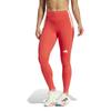 Adidas Women's Adizero 1/1 Running Tights, Semi-Silent Red (JH3618), Size XL