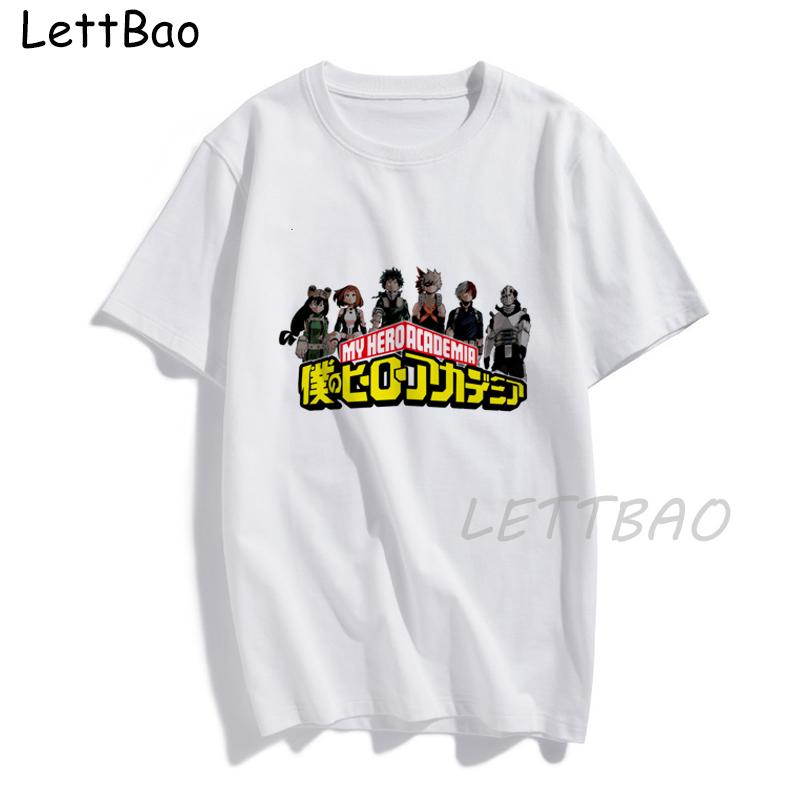 My Hero Academia T Shirt Men Fashion Tshirts Deku No Hero Academia Anime Kawaii Himiko