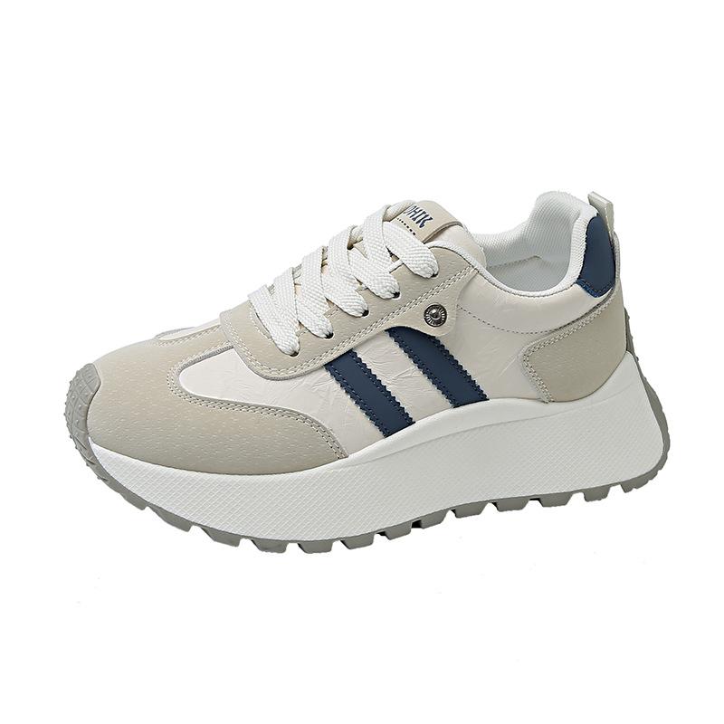 New dad shoes women's spring student sports running shoes casual shoes with heightened thick soles