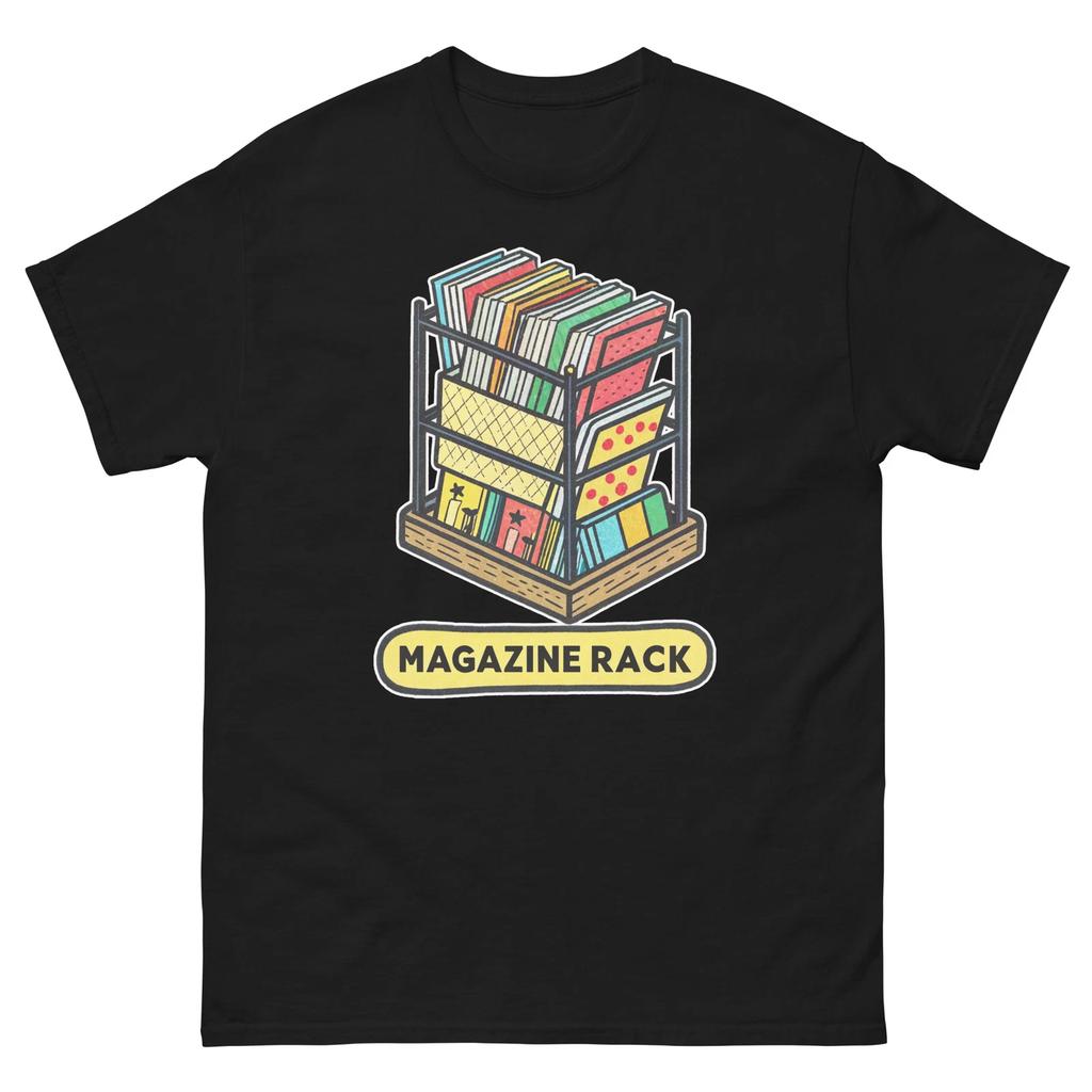 Magazine Rack Hotel Item Travel Motel T-Shirt