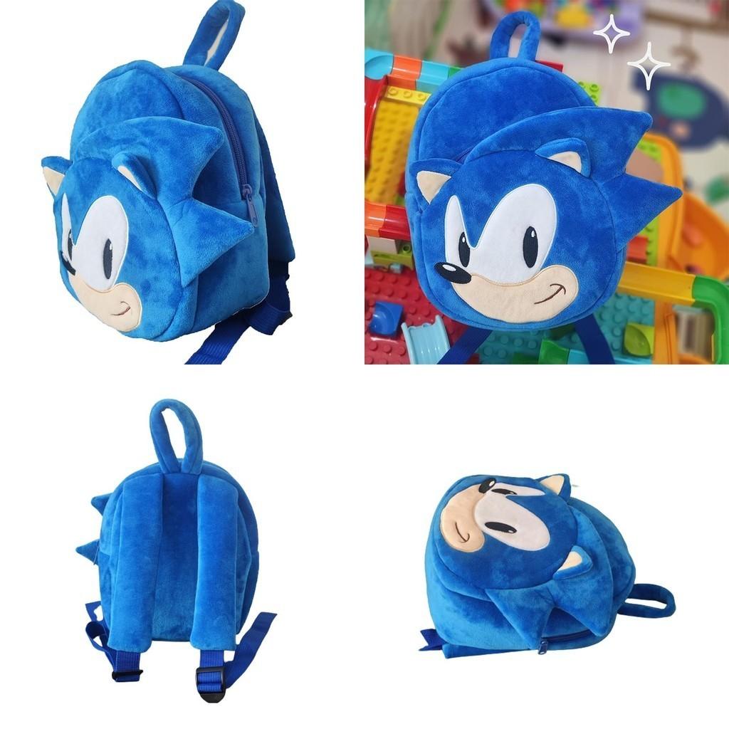 Pluszowy plecak Sonic Kolorowy i modny plecak dla maluchów i dzieci