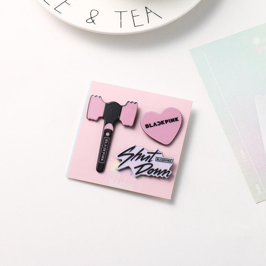 Stray Kids Bulletproof Powder Ink Acrylic Pin Set A Unique And Decorative Addition To Your Outfit