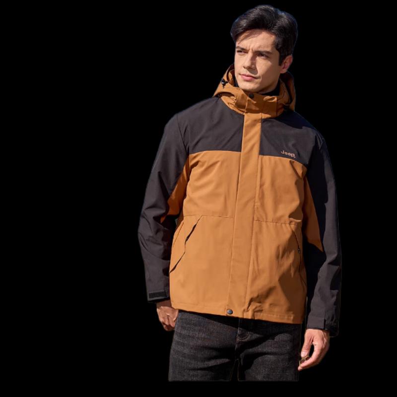 JEEP Unisex Hooded 3-in-1 Mountain Jacket 4XL