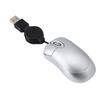 USB-Kabelmaus, ultrakompakt, einziehbar, ultraleicht (37 g), 1000 DPI, Ausziehbar, Schlank, Langlebig, Kompatibel mit LaptopsPCsWindowsVista