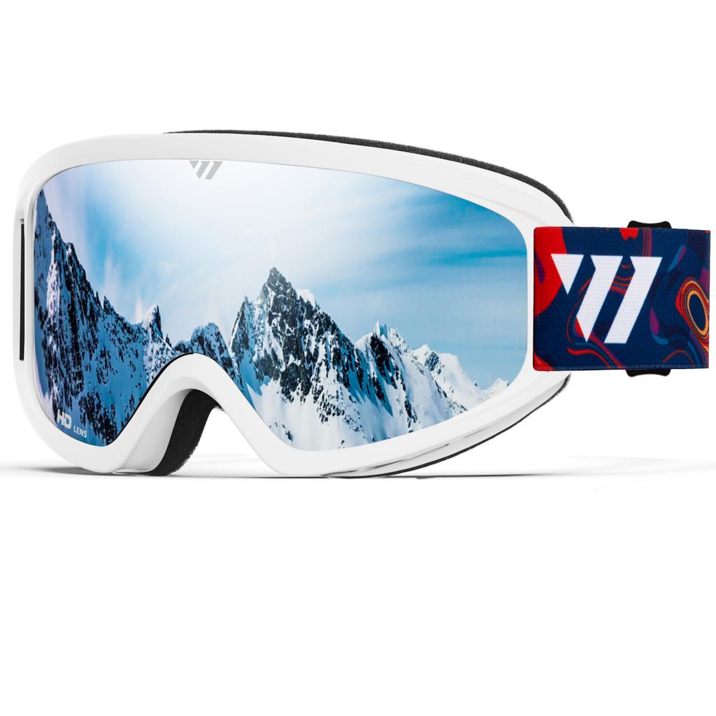 JULI Brand Professional Ski Goggles Double Layers Lens Anti-fog UV400 Ski Eyeglasses Skiing Snowboard Gogglesw Goggles Men for Women W1