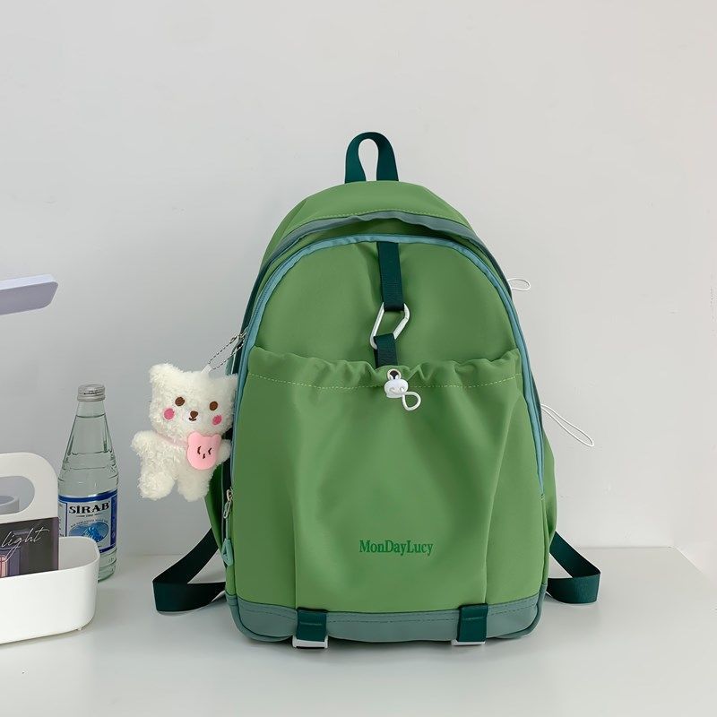 Schoolbag niche schoolbag junior high school high school students large capacity backpack high value simple universal college students versatile