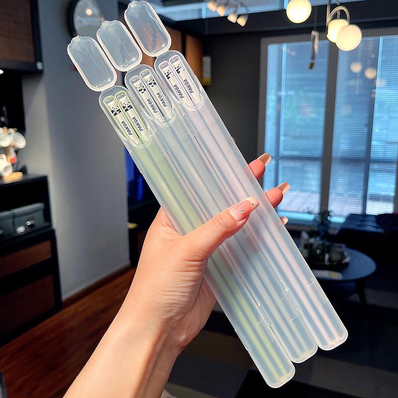 Portable Panda Chopsticks Set with Case