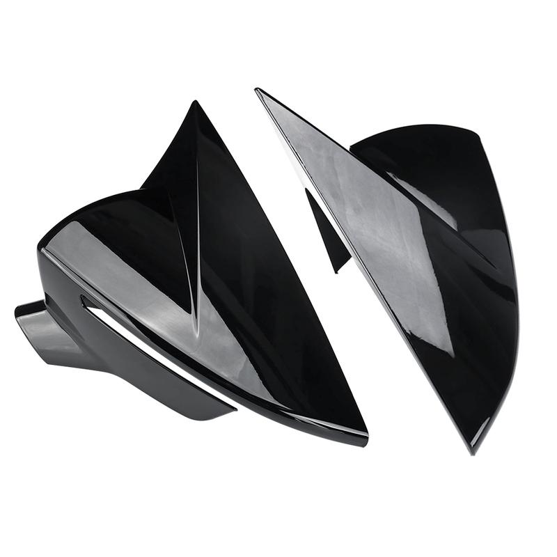 1 Paar Rückspiegelkappe ABS Carbon Schwarz für SEAT Leon MK3 5F ST FR Cupra Ibiza Mk5 Arona KJ7 2017 2018