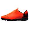 Mercurial Vapor 12 Club Turf Slip Resistant Cushioning Low Top Soccer Shoes Orange Black Kids' AH7355-810