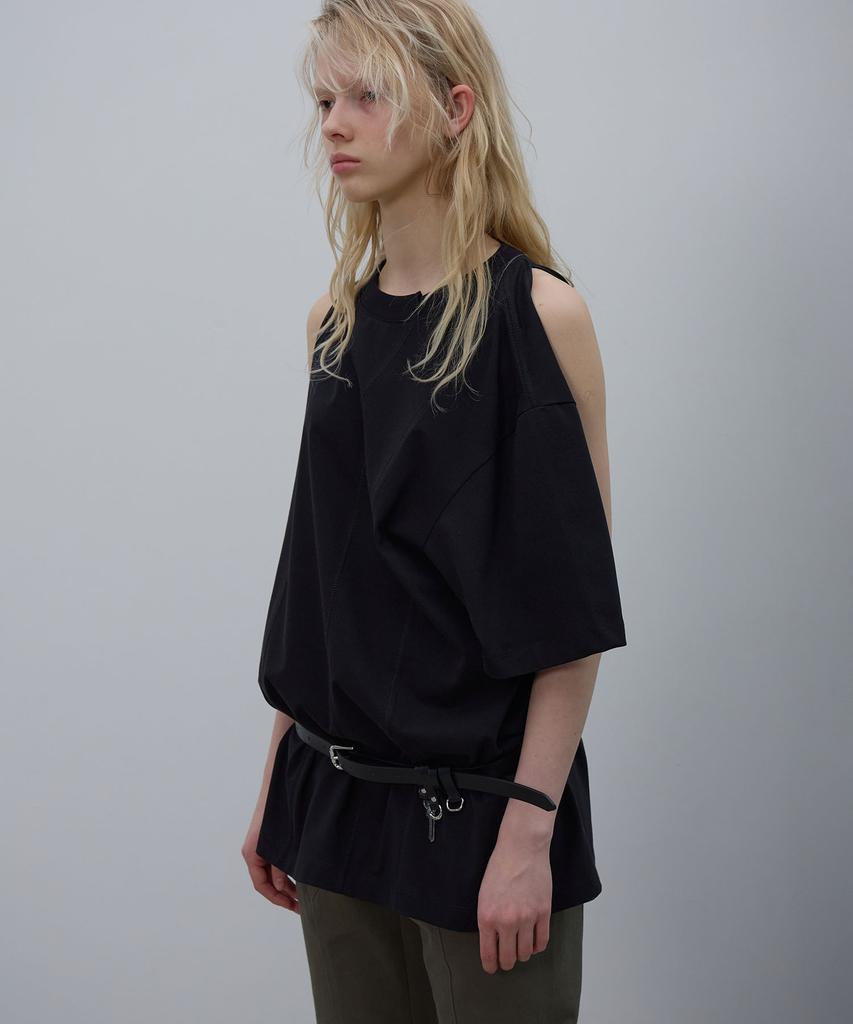 LCDC™ Shoulder Slit Top (Black)