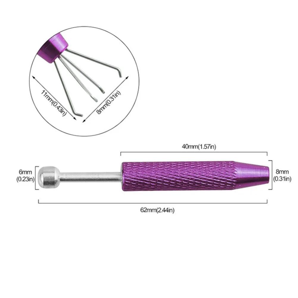 Ferramenta Pegadora de Joias com 4 Garras Pegador de Componentes Eletrônicos Pinça de Garra para Pedras Preciosas Chip Pick-up Pen Ferramenta Manual de Reparo Eletrônico