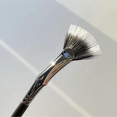 Pennello per mascara a forma di ventaglio da 2 pezzi Pennello per bacchetta per ciglia per effetti lifting naturali e miglioramento delle ciglia inferiori Pennello per ciglia in fibra sintetica per non sbavare