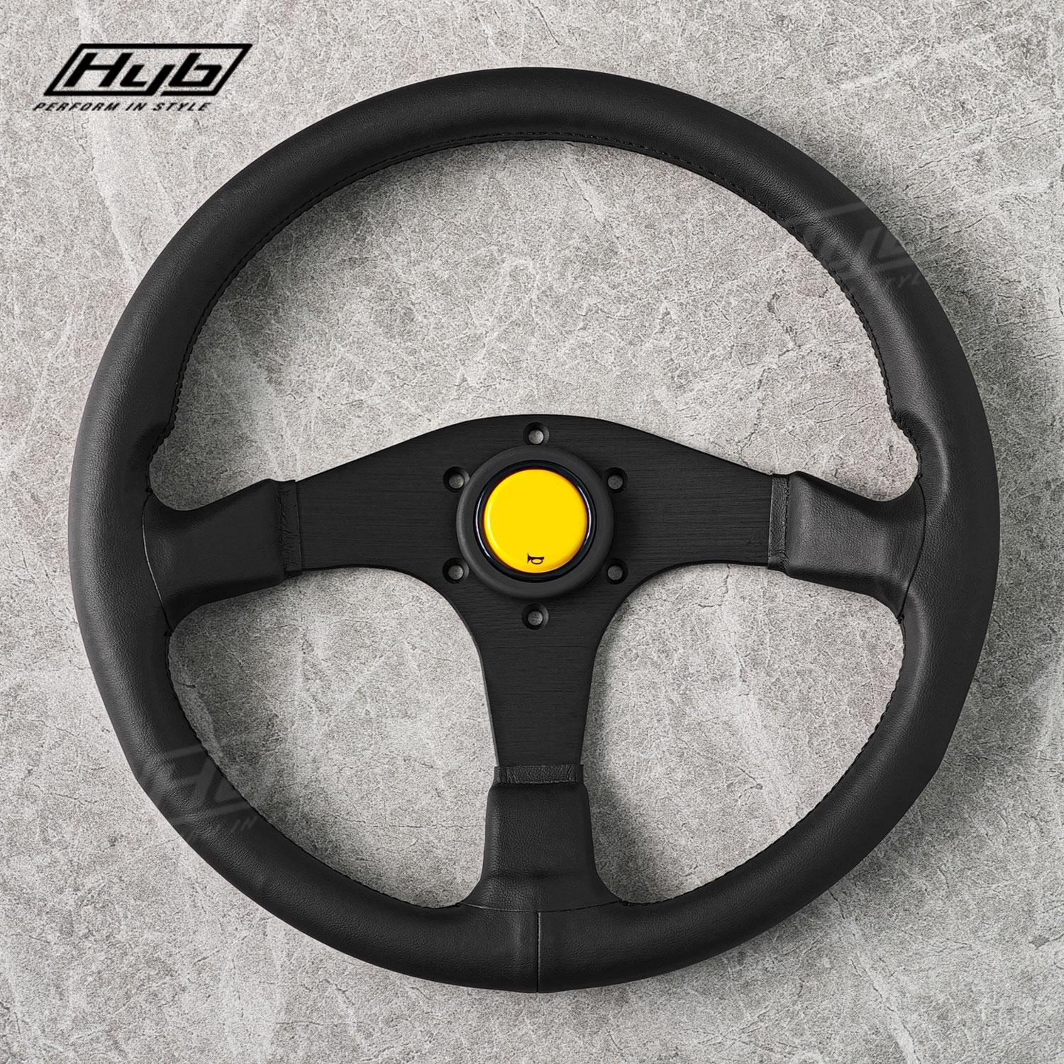 14inch 350mm Car Steering Wheel JDM Racing Sport Drift Steering Wheel 42-MM