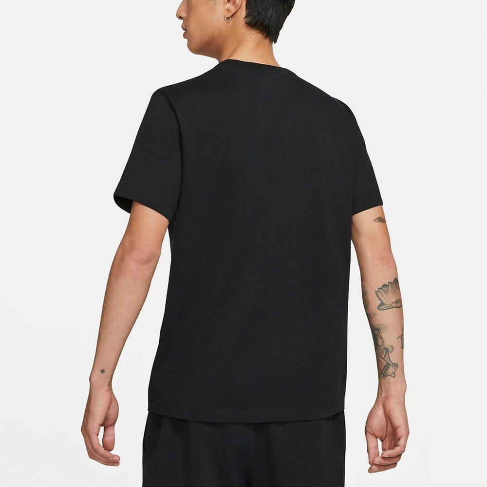 Jordan T Shirts Men's Black Crew Neck Moderate CV3420-010