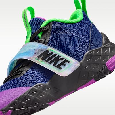 Nike Team Hustle D 12 Blue Void Green Strike Vivid Purple (PS)