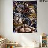 Fist of the North Star Pattern Home Decor Tapestry, Wall Hanging, Decorative RV Wall Cloth.SGT0917559