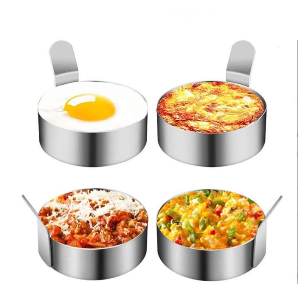Round Omelette Mold 304 Stainless Steel Omelette Model New Omelette Ring Kitchen