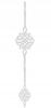 Z9 GARLAND pendant decoration OPENWORK decor GLAMOUR black