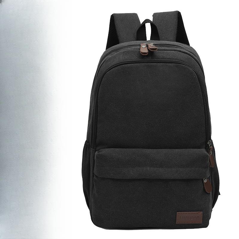 Fashionable Men's Canvas Backpack, High-end Casual Women's Backpack, Travel Backpack, Commuting Waterproof Computer Bag
