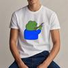 Sad Frog PEPE Funny Graphic T Shirts Summer Clothes for Man High Quality Cotton Short-sleev Tee-shirts Humor Camisetas Hombre