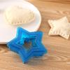 3pcs Sandwich Stencils Food Grade PP Round Star Lone Heart Shaped Thick Durable Sandwich Cutter For Kids Girls