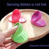 10pcs Kitchen Dishes Silicone Oven Heat Insulated Finger Glove Microwave Oven Silicone Non-slip Holder Kitchen Accessories