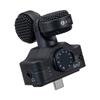 ZOOM AM7 USB External Microphone for Android Stereo Ideal for and Video Supports Both Portrait and Landscape Type-C Smartphones, Recording, Vlogging,