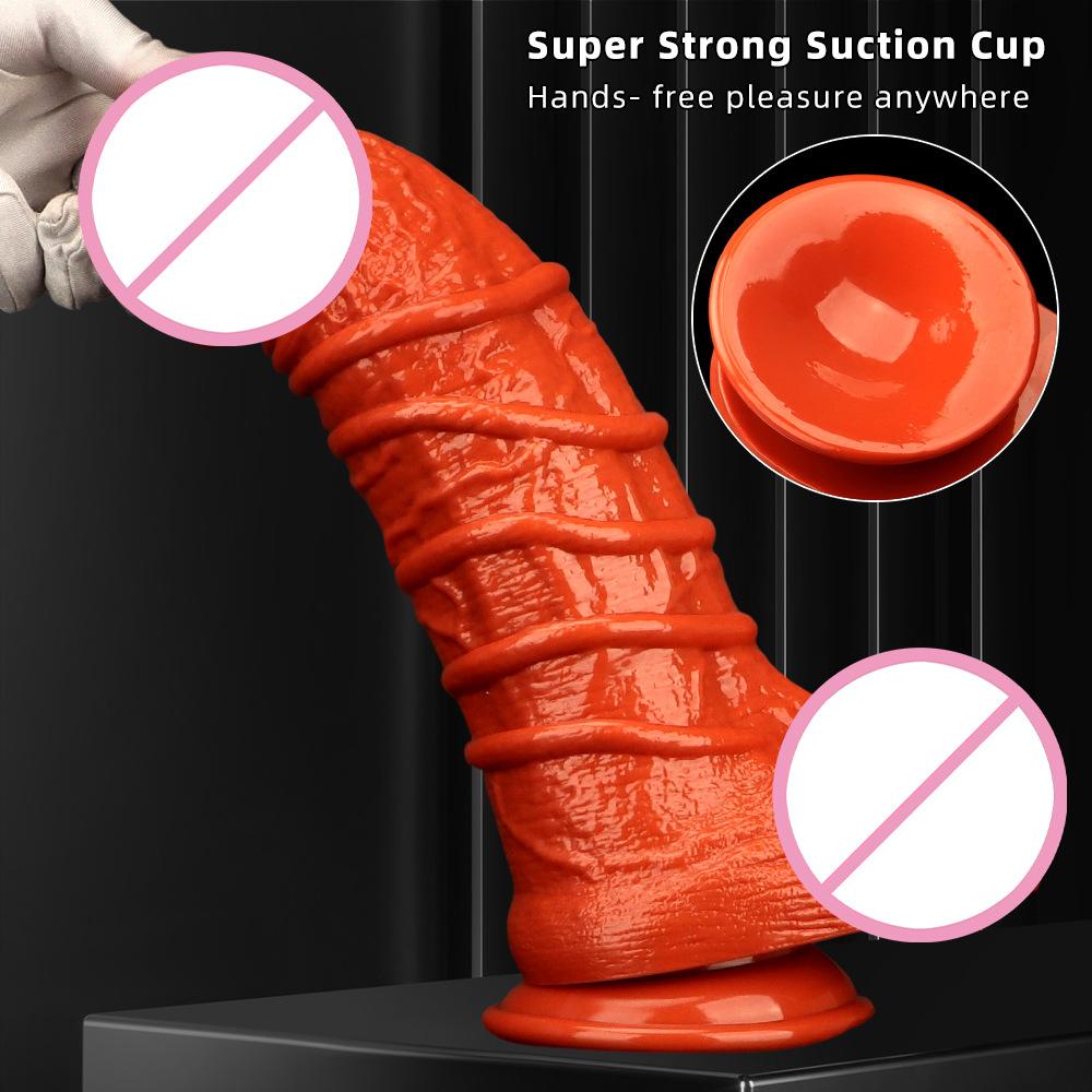 Super Large Super Long Thick Imitation Real and Fake Large Male Genitalia with Super Large Anal Plug