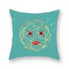 Abstract Geometry Nordic Technology Polyester Cushion Cover Home Decoration Line Character Pillowcase 45X45Cm Fundas De Cojin