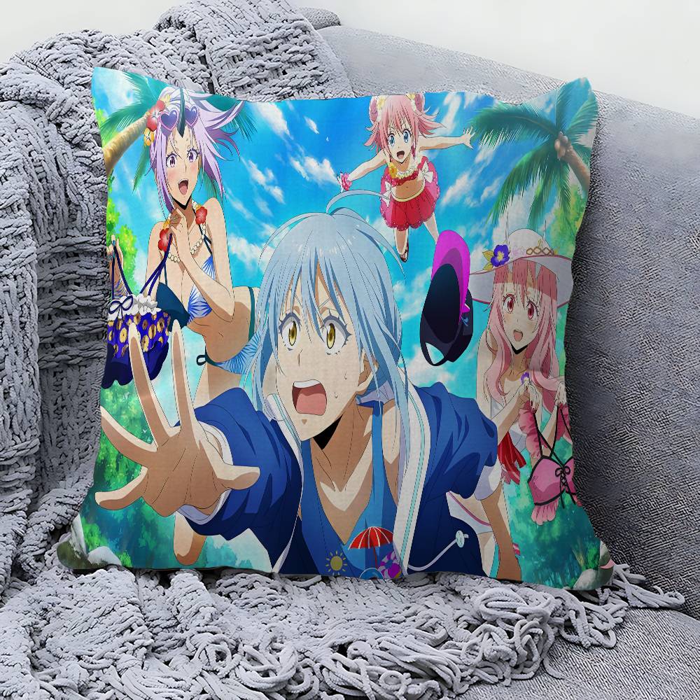 

That Time I Got Reincarnated As A Slime Anime Personalized picture text home decorative pillows Household Gifts xcm 30x30 cm