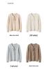 Women's Autumn/Winter 2026 Cashmere Cable Knit Lace-Up Sweater - Round Neck, Loose Fit, Slimming, Gentle Style.