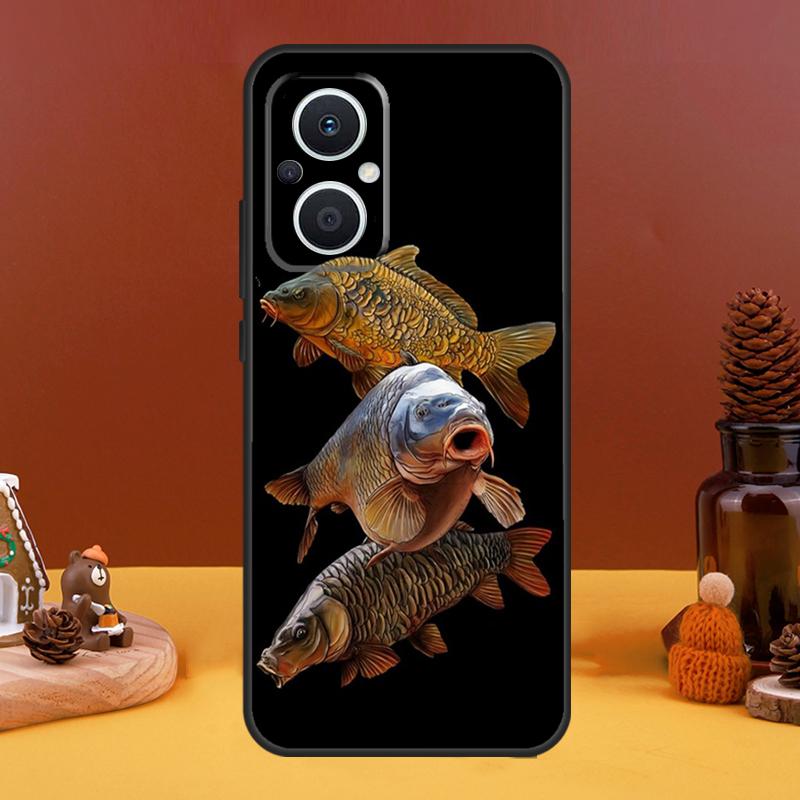 

CARP FISH FISHING Case For OPPO Reno 8T 4Z 5Z 10 Pro 11 F 4 5 6 7 8 Lite OPPO Find X5 X6 Pro X2 X3 Lite Cover OPPO Find X5 Lite