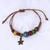 Handmade Ceramic Beaded Bracelet Ethnic Style Wrist Chain Accessory Woven Charm