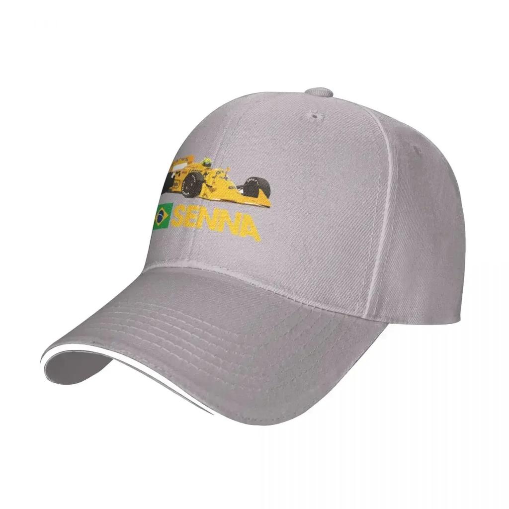 Senna Motorsports Racing Pánská kšiltovka pro volný čas Plážové klobouky proti slunci 2024 Nová Hip Hop Trucker kšiltovka