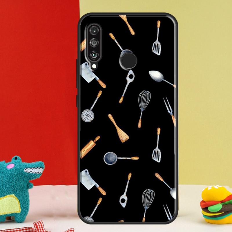 Cozinhar Cozinheiro Chefe Para Huawei Nova 9 10 SE 12i 12s 11i 5T Y91 Y90 Y60 Y70 Y72 Y61 P60 Pro P20 P30 P40 Lite Capa