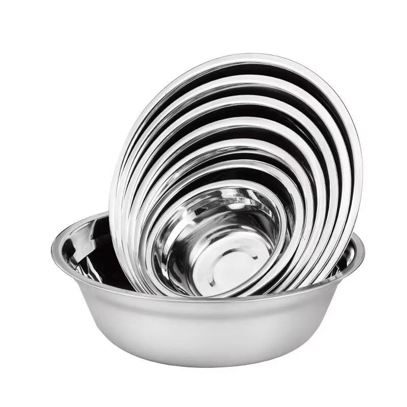 ZISIZ Thickened Stainless Steel Multi-Purpose Bowl Set