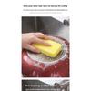 Natural Wood Pulp Cotton Dishwashing Sponge, Thickened Kitchen Cleaning Dishwashing Sponge, Absorbent Wood Pulp Sponge, Scouring Pad